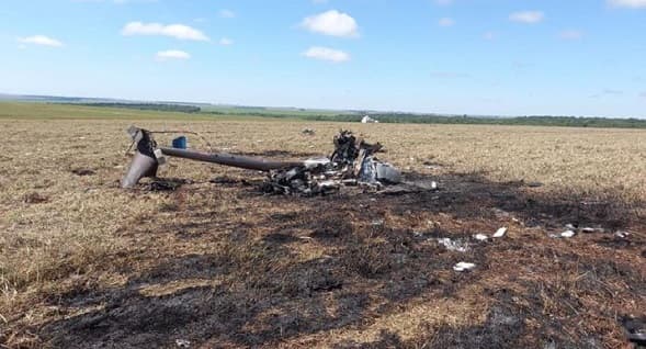Cae helicóptero con droga y ocupantes fallecen calcinados
