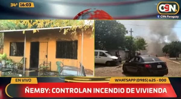 Nueve cachorros mueren en incendio de vivienda en Ñemby