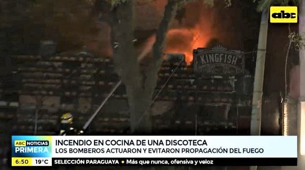 Incendio consume la cocina de Kingfish