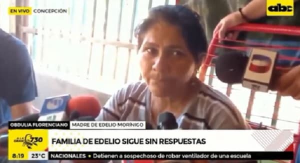 Madre de Edelio afirma que recibieron mensaje sobre “entrega de cuerpo”