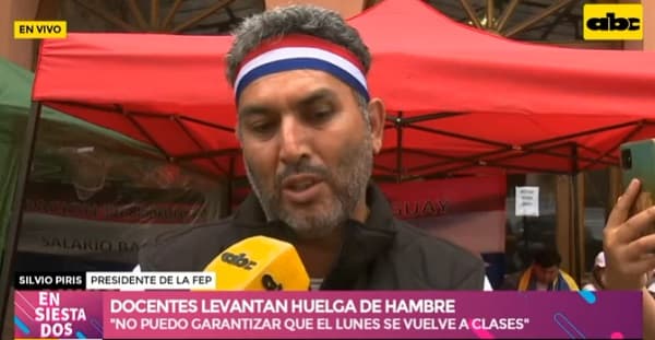 Docentes levantan huelga de hambre y analizarán continuidad de protesta