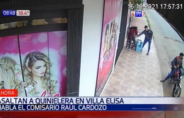 Motochorros asaltan a quinielera en Villa Elisa