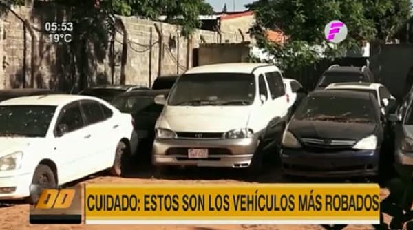 Estos son los vehículos más robados, según la Policía Nacional