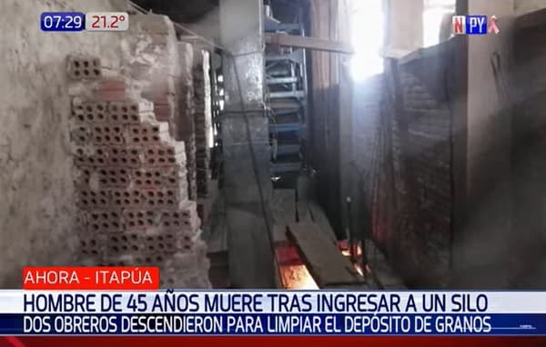 Hombre muere trabajando en silo en el sur