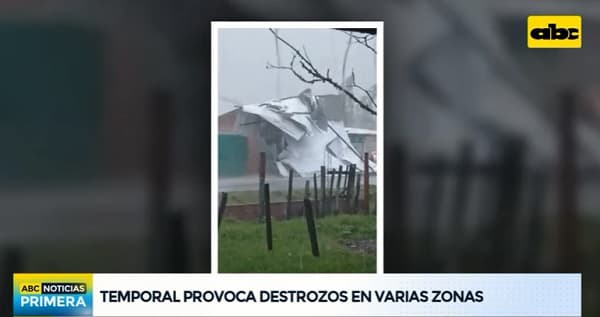 Tiempo severo ocasiona destrozos en varios puntos del país