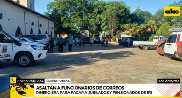 Roban más de G. 1.600 millones que IPS envió por Correo