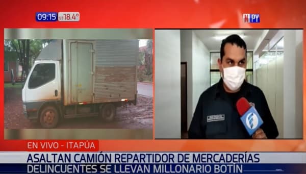 Asaltan a repartidores y se llevan G. 13 millones