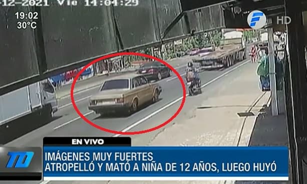 Automovilista atropella y mata a niña de 12 años en Capiatá