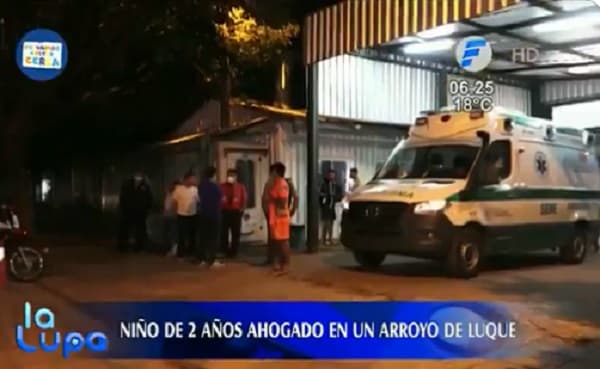 Bebé muere ahogado tras caer a un arroyo en Luque