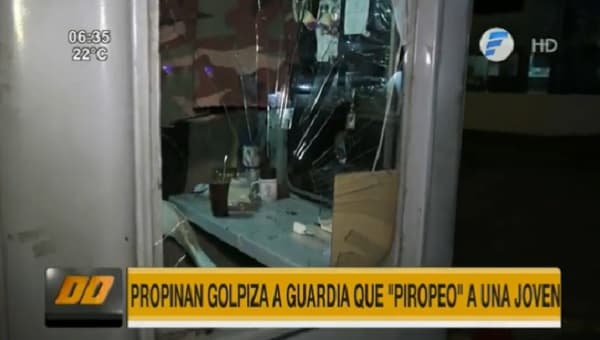 Muelen a golpes a guardia por “piropear” a una mujer