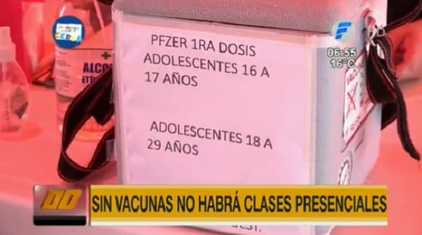 Desde la OTEP piden intensificar vacunación para volver a clases