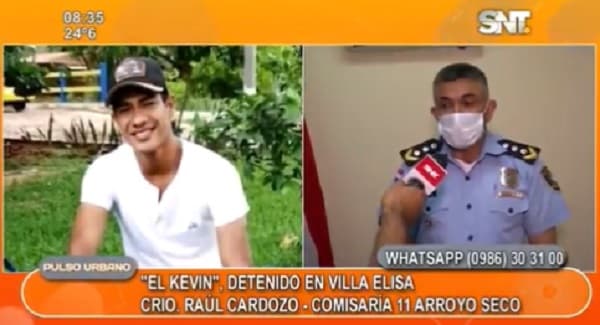 Detienen a sospechoso de asalto a quinielera ocurrido en Villa Elisa