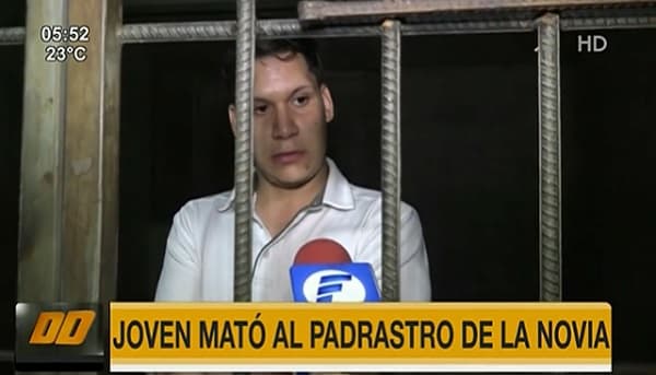 Joven confiesa haber asesinado al padrastro de su novia