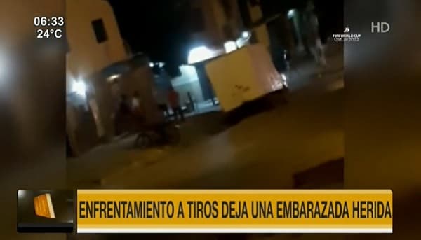 Embarazada resulta herida en medio de enfrentamiento en Santa Ana