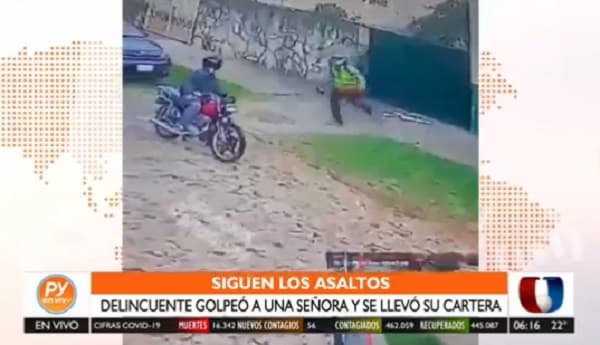 Cámara capta violento asalto en Calle’i