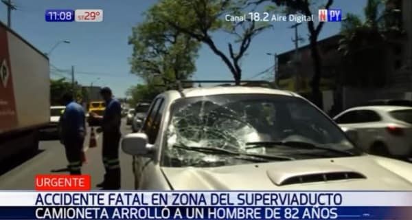 Hombre de 82 años muere tras ser arrollado en zona del Superviaducto
