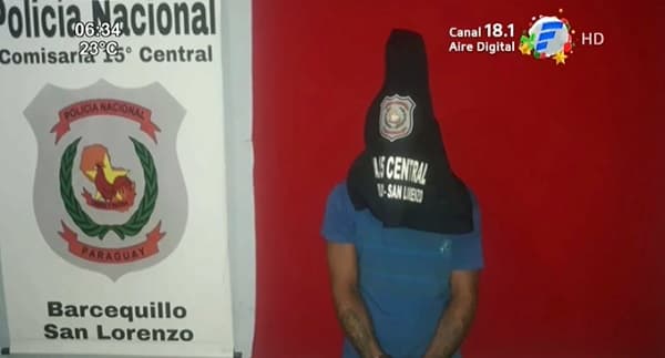 Detienen a “Aquaman”, tras robos en San Lorenzo