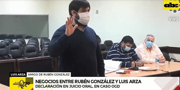Arza fue testigo en juicio de González Daher, recuerdan