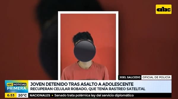 Sospechoso es detenido gracias a rastreo de celular