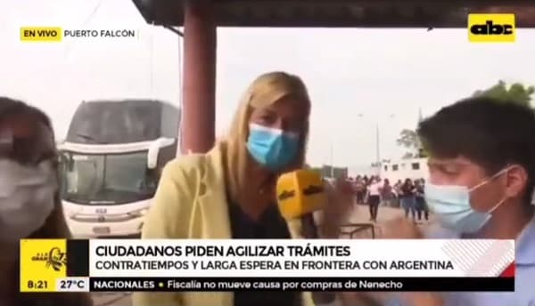 Inesperado escrache de periodista a colega en vivo