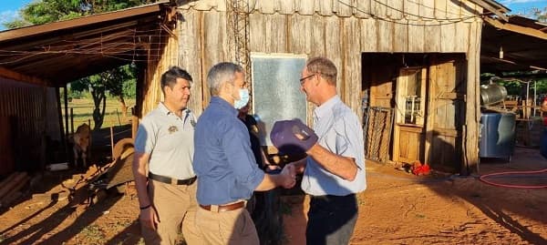 Abdo Benítez acompaña investigación de secuestrado en San Pedro