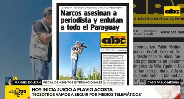 Caso Pablo Medina: Este jueves inicia el juicio a Flavio Acosta