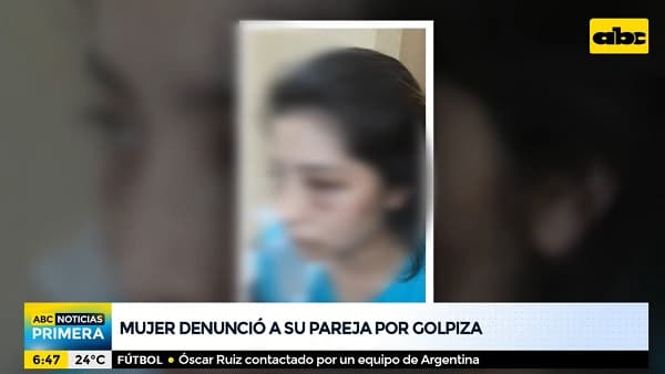 Mujer denuncia a su pareja tras golpiza
