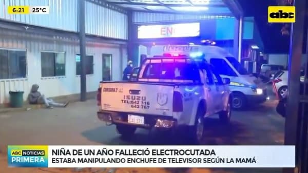 Niña de un año muere electrocutada