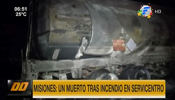 Chofer de camión cisterna muere tras explosión