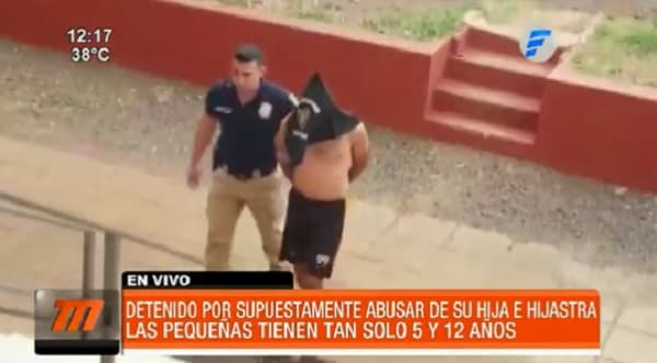 Detienen a hombre acusado de abusar de su hija e hijastra