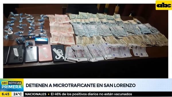 Campera en pleno enero delata a “microtraficante” en San Lorenzo