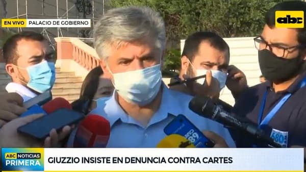 Giuzzio responde tras ser denunciado por cartistas