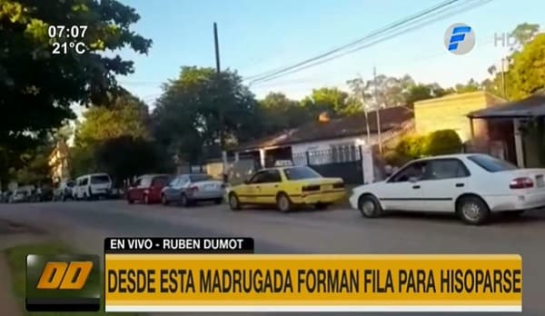 Reportan largas filas para hisoparse en el ex Aratirí