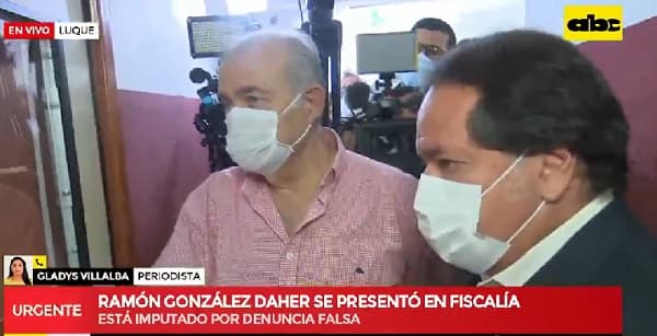 Ramón González Daher se presenta en la Fiscalía y es detenido