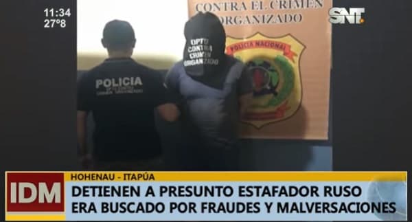 Detienen en Hohenau a ruso buscado por estafa y malversación en su país