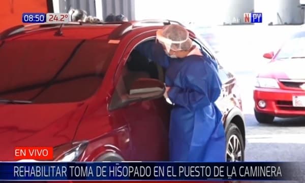 Rehabilitan puesto de toma de muestras de la Caminera
