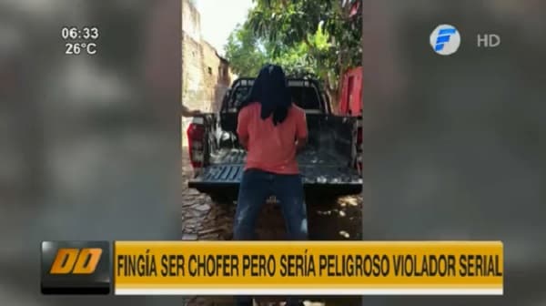 Detienen a hombre que fingía ser chofer pero sería un violador serial
