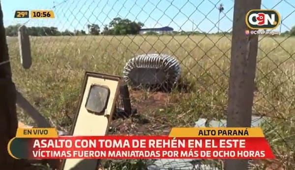 Reportan asalto con toma de rehenes en Alto Paraná