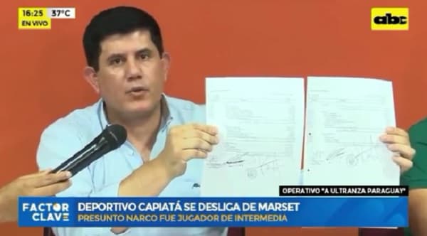 Deportivo Capiatá niega haber recibido dinero de esquema de lavado