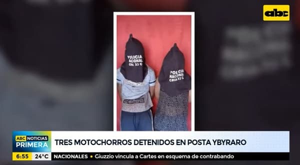 Tres sospechosos son detenidos tras avería de moto