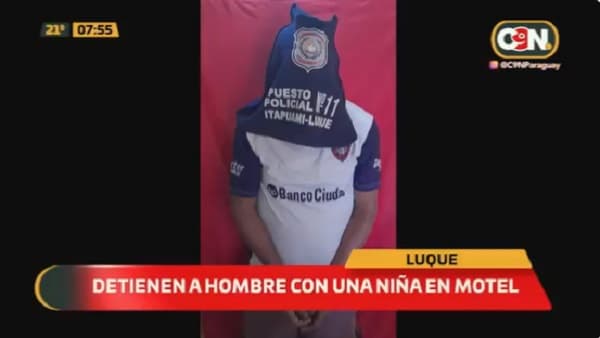 Detienen a hombre denunciado por llevar a niña de 11 años a motel