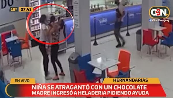 Mujer salva la vida de una niña en Hernandarias