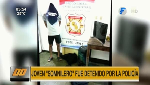 La policía detiene a “joven somnilero” tras denuncia