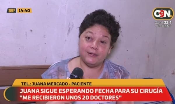 Juana Mercado obtiene respuesta de IPS y avanza en proceso para operarse