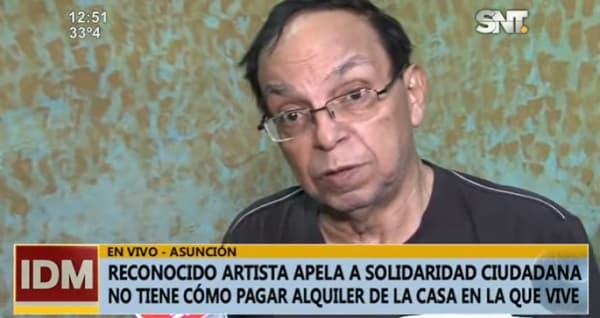 Luis D’Oliveira apela a la solidaridad y aguarda pensión graciable