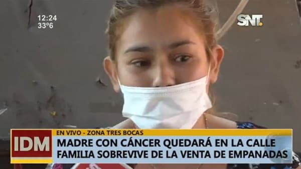 Madre con cáncer será desalojada por avance de obras en Tres Bocas