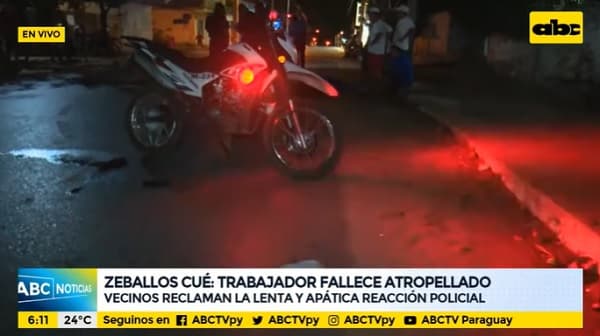 Trabajador muere arrollado en Zeballos Cué