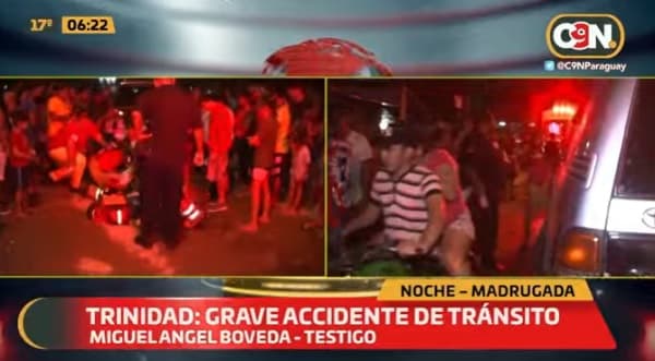 Conductor ebrio embistió contra motociclista, según testigos