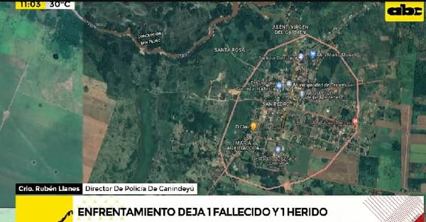Enfrentamiento deja un muerto y un herido en Yasy Cañy