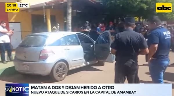 Ataque de sicarios deja dos fallecidos Pedro Juan